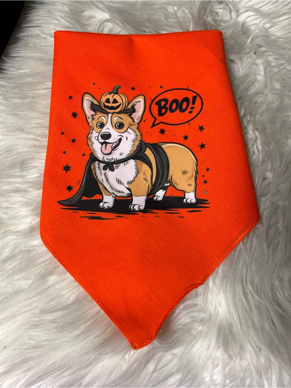 - Brand new  dog bandanna corgi Halloween